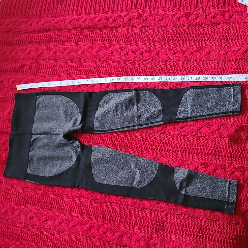 Leggings black and gray color, Size medium